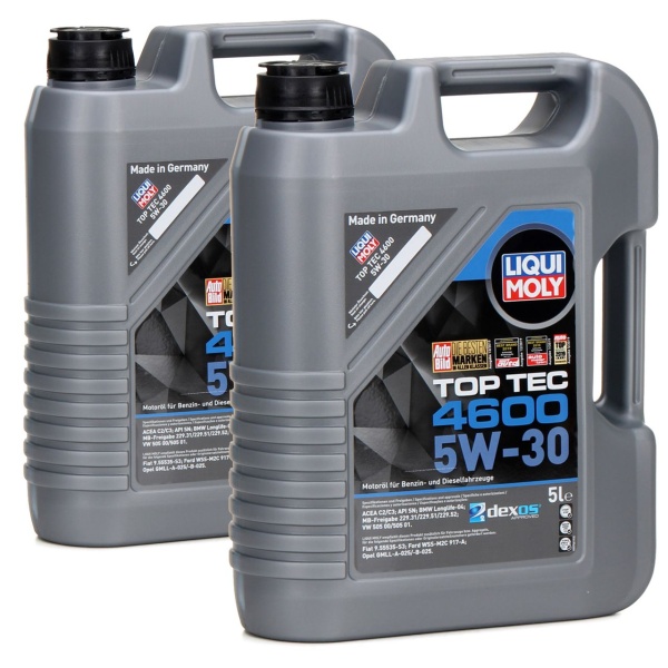 Set 2 Buc Ulei Motor Liqui Moly Top Tec 4600 5W-30 5L 2316